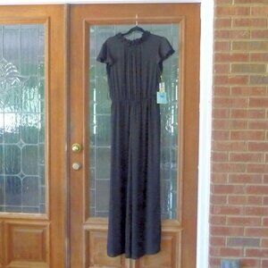 CECE/DILLARDS BLACK SEMI SHEER JUMPSUIT SIZE 6